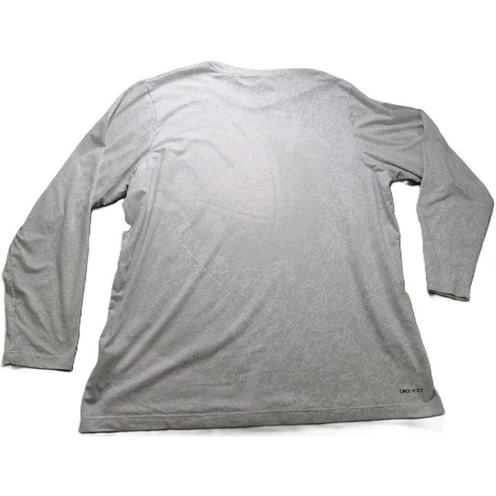 Jordan Florida Gators Player Issued Dri-FIT LS Shirt Men XL Gray McGaughey NCAA